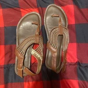 Brown sandals